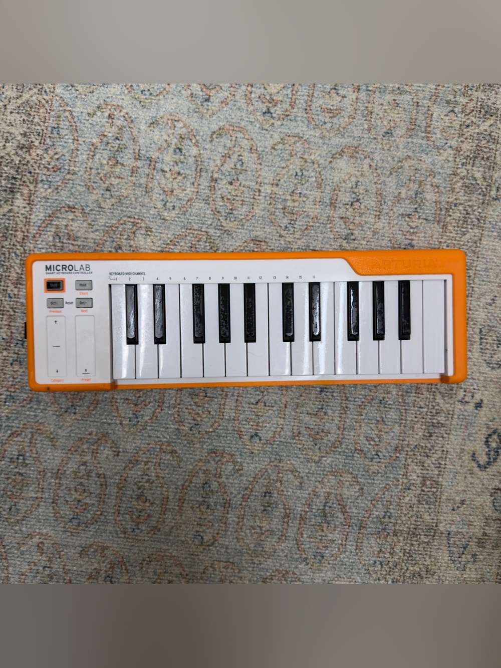Arturia MicroLab Smart Keyboard Controller (Orange, 25 Key)